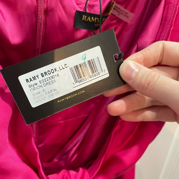 NWT Ramy Brook Orion Bow Mini Dress 4 - Picture 4 of 4